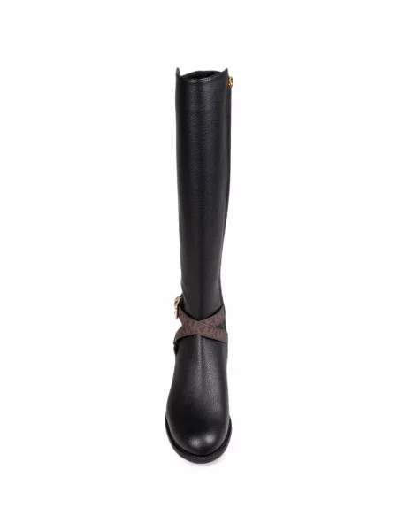 Botine Michael Kors cu cataramă negru