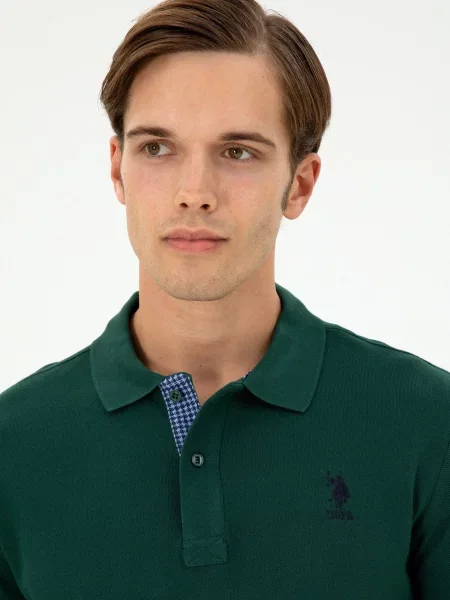 Поло US Polo оливковий
