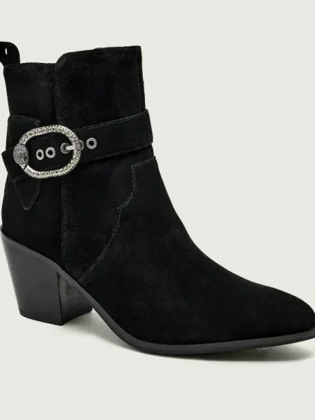 Kurt Geiger Cizme cowboy MAYFAIR | piele întoarsă negru