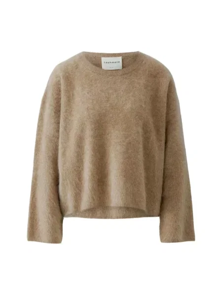 Sweter Oui beżowy