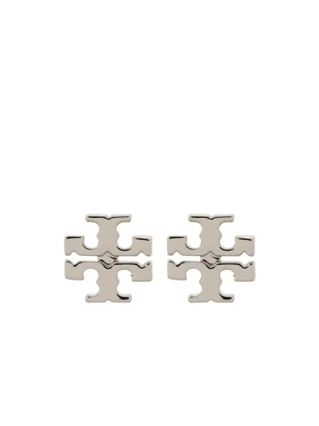 Kolczyki Tory Burch szare