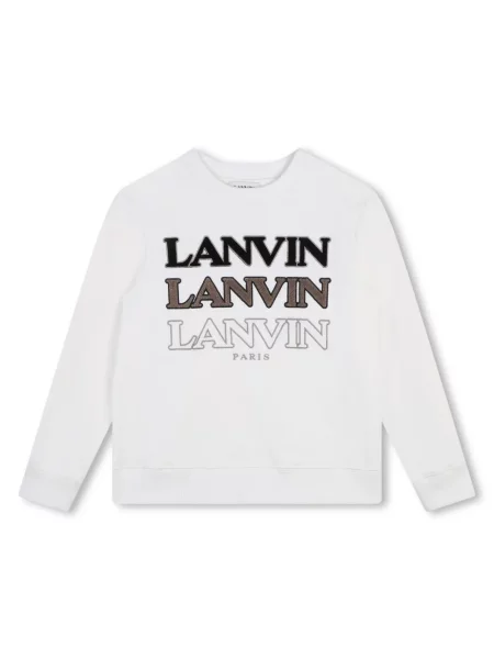Dětska mikina Lanvin Enfant bílá