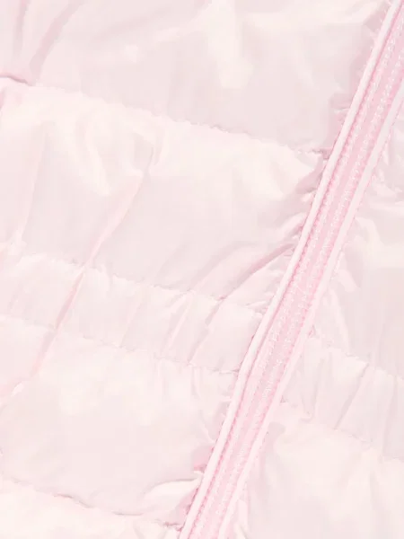 Пухено яке Moncler Enfant розово