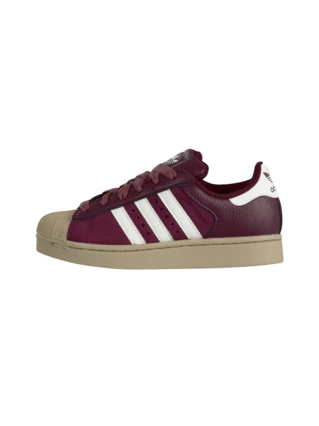 ADIDAS ORIGINALS Sportcipő SUPERSTAR II J bordó fehér