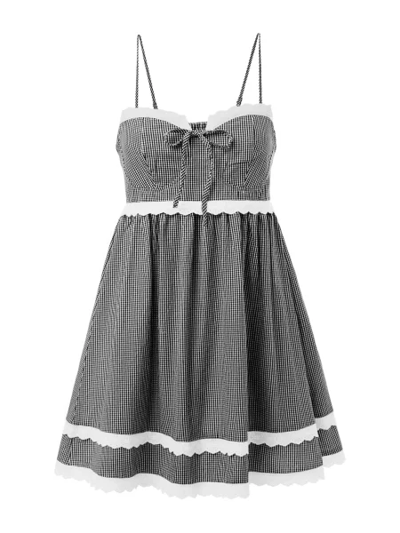 Imily Bela Rochie negru alb