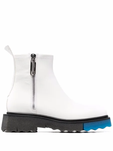 Cizme scurte Off-white alb