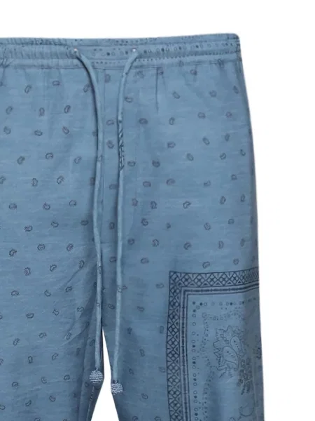 Pantaloni Baziszt cu imagine albastru