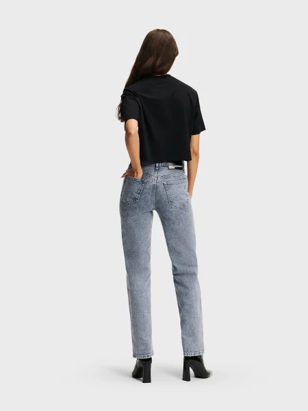 Прямые джинсы Karl Lagerfeld Jeans голубые