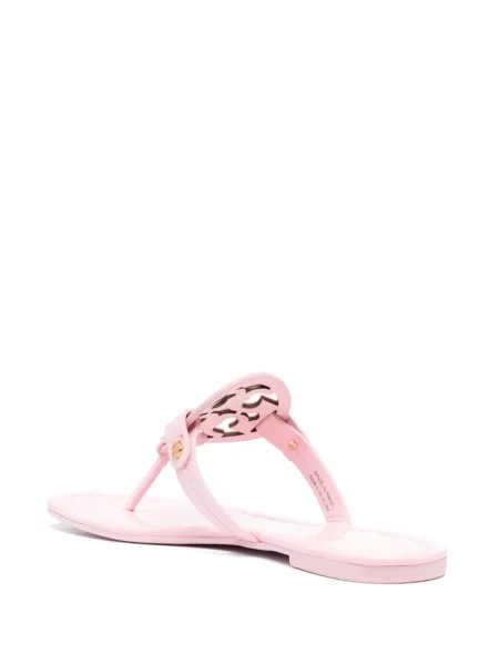 Șlapi Tory Burch din piele roz