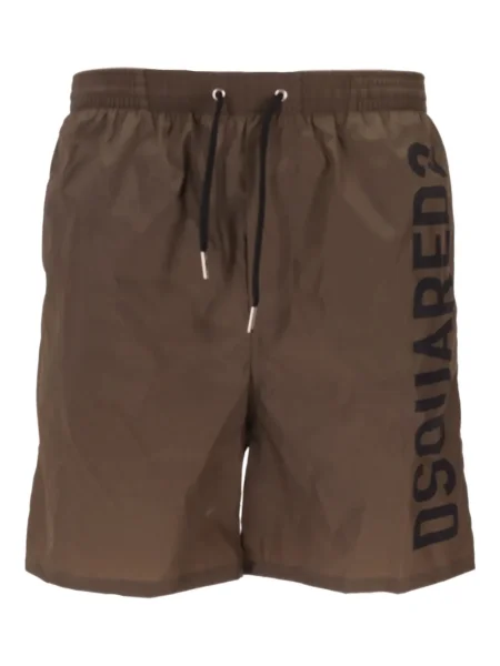 Slip de baie Dsquared2 maro
