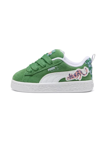 PUMA Sneakersy dla małych dzieci Suede XL Cats Club Buty 21 zielony