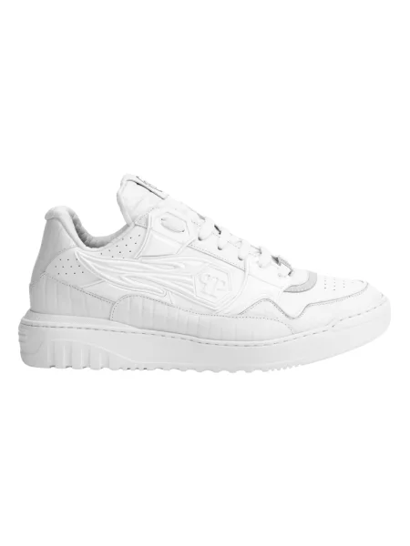 Sneakersy Philipp Plein skórzane białe