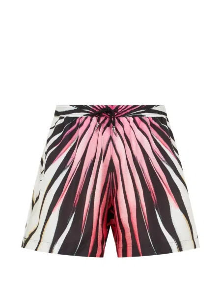 Slip de baie Roberto Cavalli cu imagine cu cordon negru