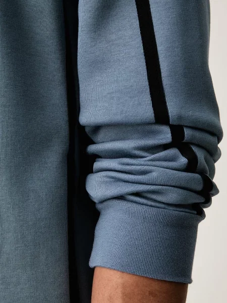 Emporio Armani melegítő szett férfi pamuttal kék