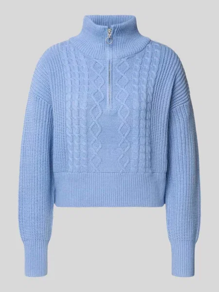 Bluza z kołnierzem o kroju regular fit z mieszanki bawełny model ‘DORITTA’ Only