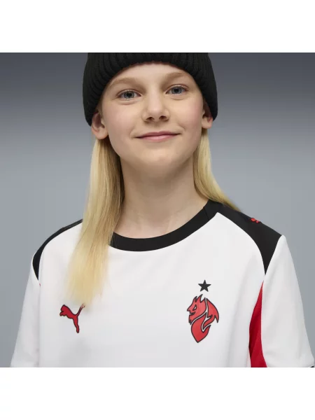 PUMA Młodzieżowa koszulka wyjazdowa AC Milan Odzież biały