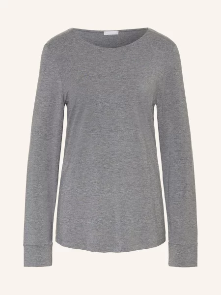 Hanro Spací Tričko Natural Elegance šedá