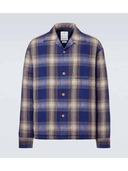 Вълнено пухено яке Visvim синьо