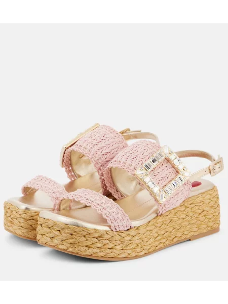 Sandale Roger Vivier cu platformă roz