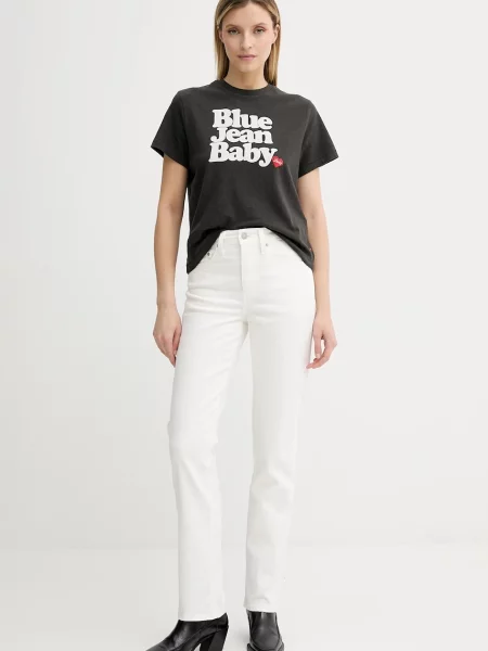 Levi's jeansy beżowy