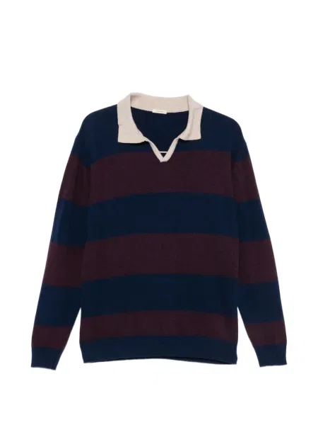 Gulerat tricou polo In The Box cu dungi albastru