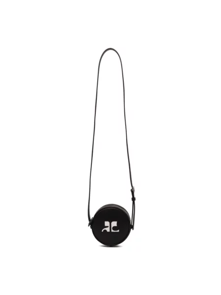 Torebka Courreges z logo czarna