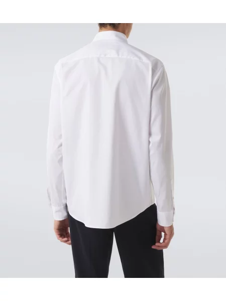 Cămașă Valentino din țesătură twill alb