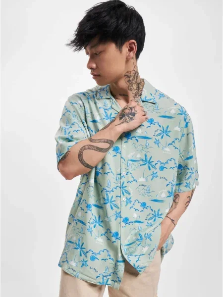 Риза Just Rhyse зелено