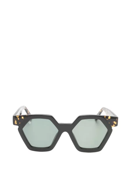 Ochelari de soare Kyme cu imprimeu geometric negru