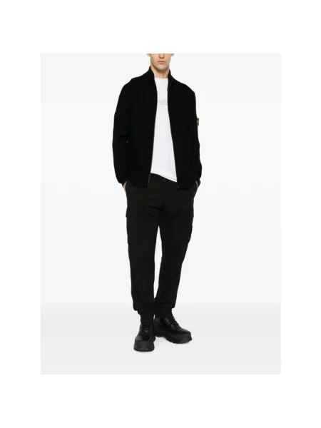 Kardigan Stone Island z kamieniami czarny