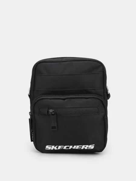 Skechers Logo Detailed Messenger Крос-боді Унісекс Текстиль чорний
