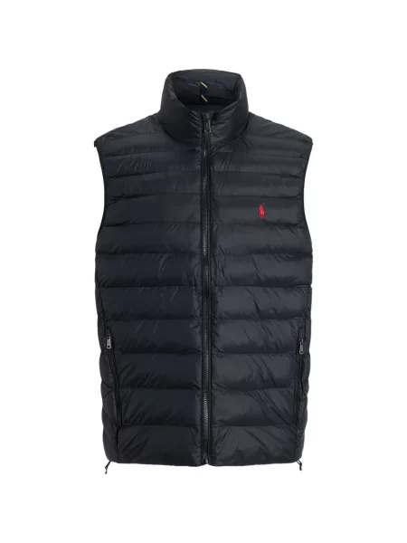 Tricou polo Polo Ralph Lauren cu autograf cu 5 buzunare în carouri gri