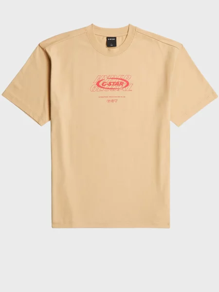 Футболка G-star Raw бежева