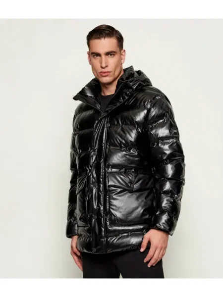 Karl Lagerfeld geacă de iarnă negru