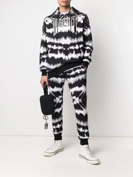 Raštuotas tie-dye kaklaraištis Philipp Plein kaklaraiščiai