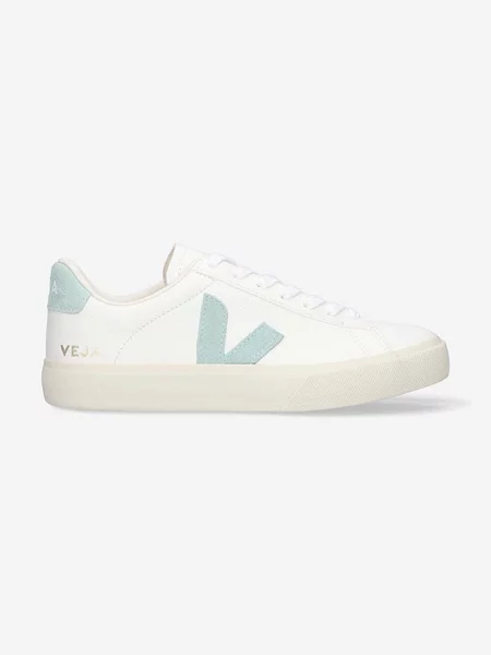 Sneakerși Veja Campo din piele alb