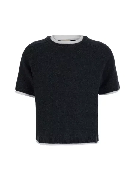 Sweter Semicouture wełniany szary
