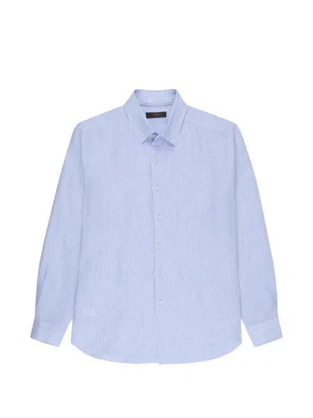 Cămașă de in Slowear de in albastru