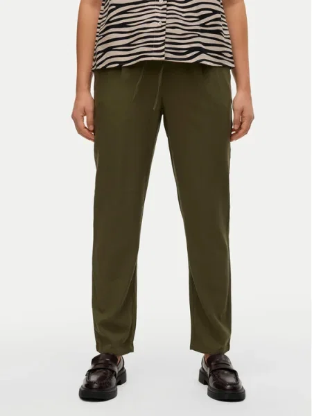 Vero Moda nohavice Jesmilo zelená