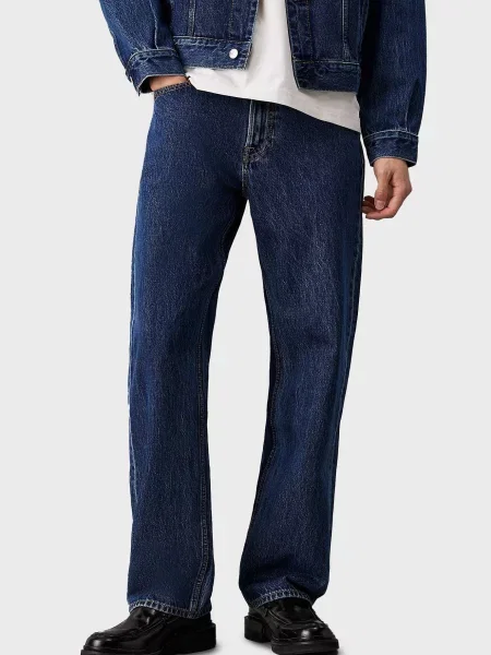 Прямі джинси Calvin Klein Jeans сині