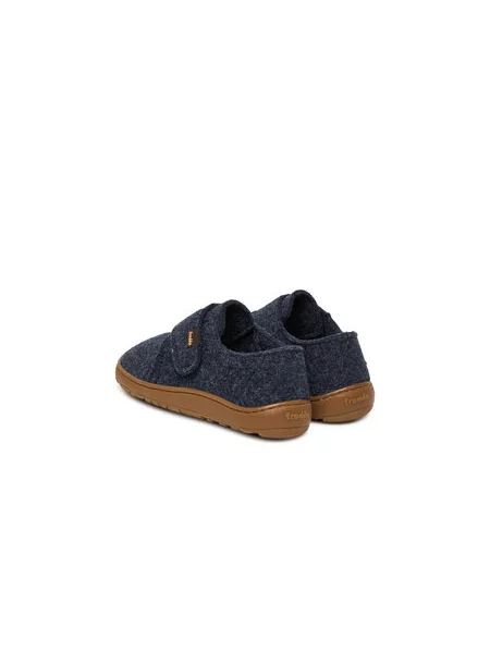 Froddo papuče za djecu BAREFOOT WOOLY plava