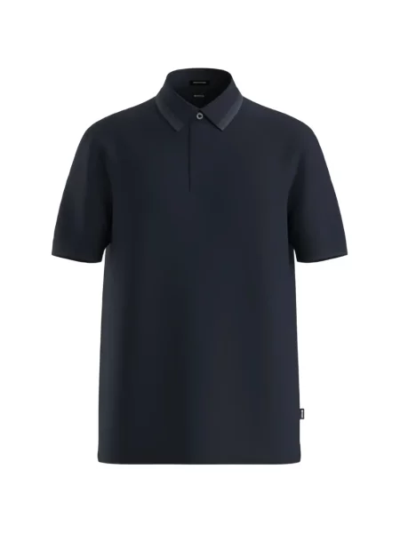 Tricou polo Boss albastru