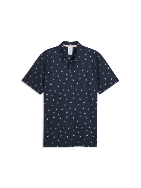 Koszulka polo PUMA x ARNOLD PALMER CLOUDSPUN Lemon Akcesoria M niebieski