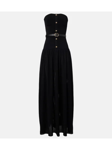 Rochie Self-portrait tricotate negru