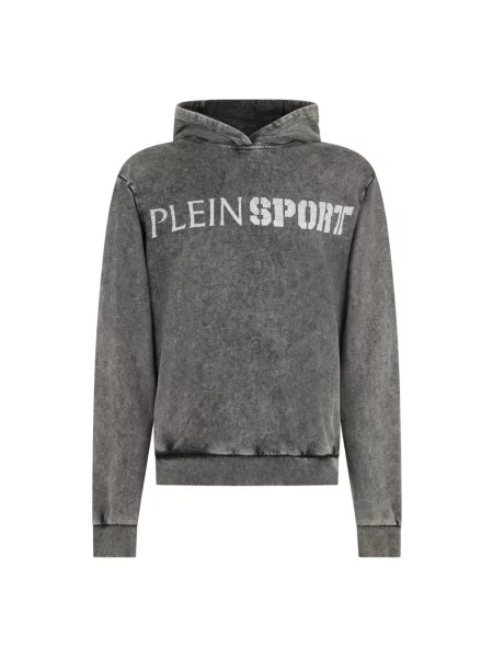 Bluza z kapturem Plein Sport czarna