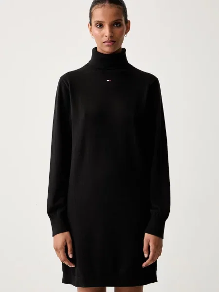 Tommy Jeans rochie din negru