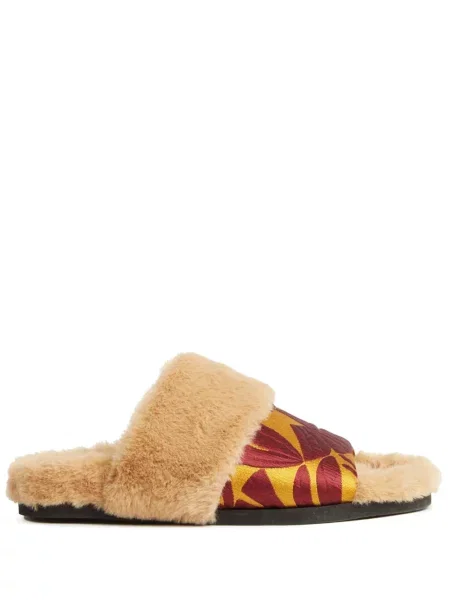 Papuci La Doublej din jacard