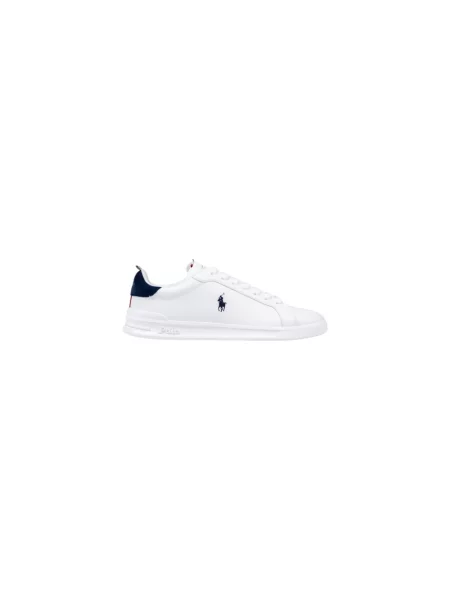 Lniane sneakersy Polo Ralph Lauren białe