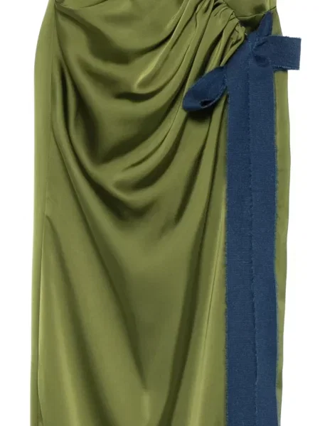 Rochie V:pm Atelier drapată de costum verde