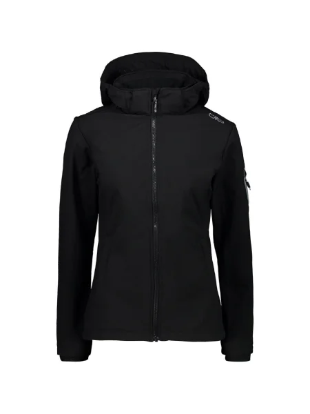 CMP Geacă outdoor Softshell Hoodie negru